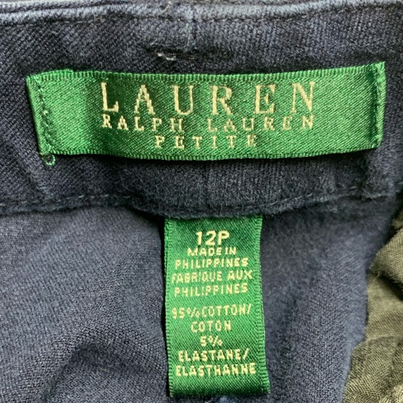 Lauren Ralph Lauren Petite Dark Wash Straight Leg Jeans Size 12P - Picture 14 of 16